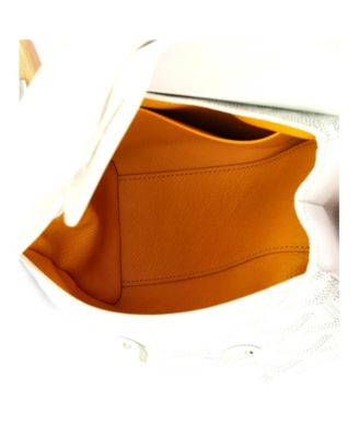 Mini Saigon Top Handle Bag Coated Canvas with Leather