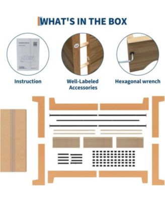 Bed Frame Underbed Storage Clearance Wood Metal Slat No Headboard No Box Spring Easy Assembly Pine