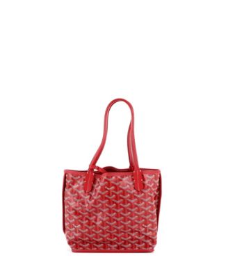 Mini Anjou Reversible Tote Coated Canvas