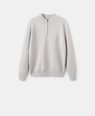 Men's Comfort Stretch Zip-Up Sweater