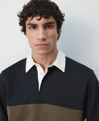 Men's Cotton Polo Sweatshirt