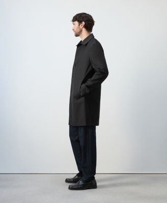 Men's Water-Repellent Pockets Trench Coat