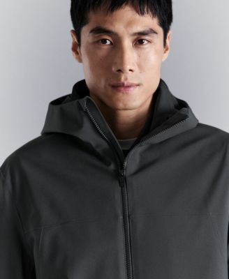 Men's Pockets Water-Repellent Parka