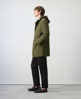 Men's Removable Hood Water-Repellent Parka