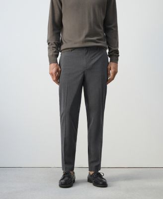 Men's Slim-Fit Cropped Pants