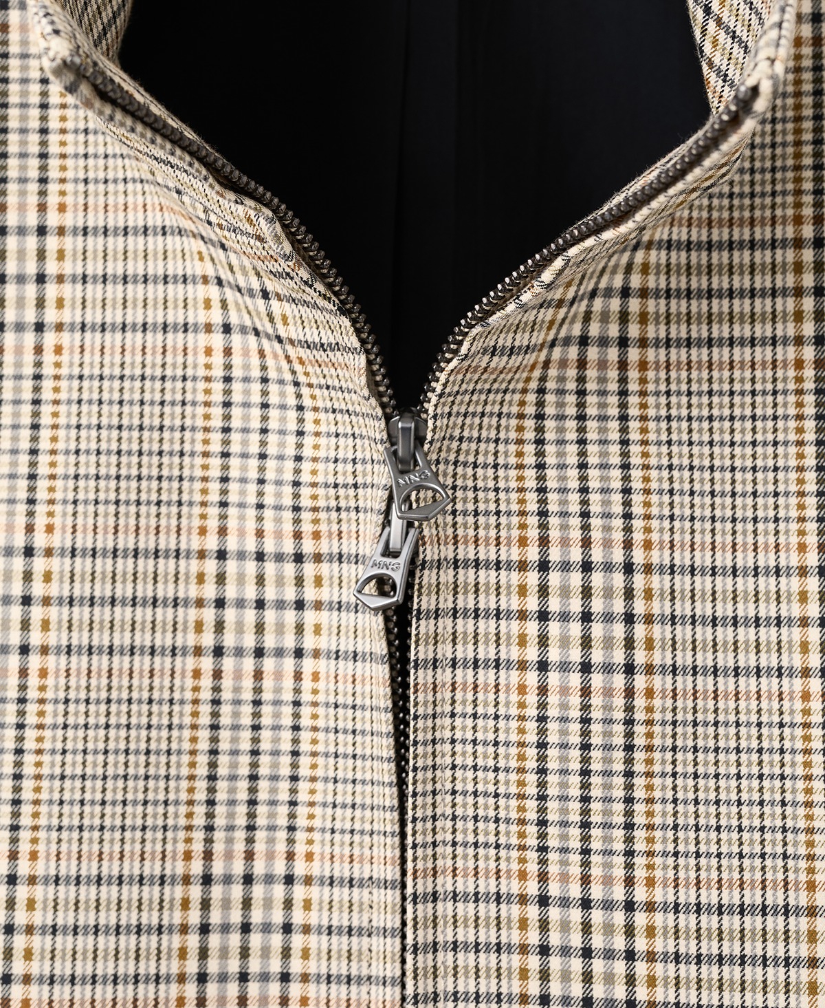 Mango Men's Prince of Wales Check Zip-Up Jacket