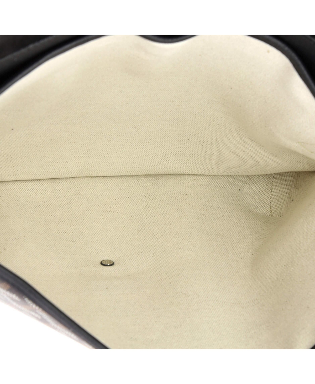 Pre-Owned Goyard Coursier Messenger Bag Coated Canvas and Leather