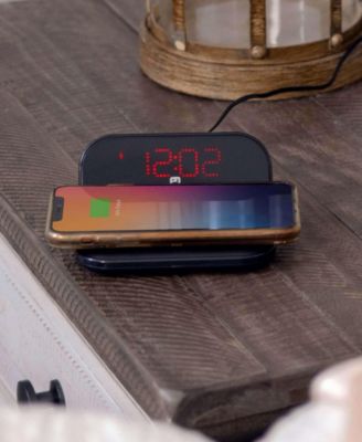 iHV18B Qi Wireless Charging Digital Alarm Clock