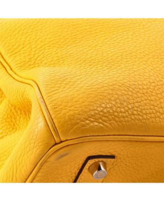 Birkin 35 Handbag Yellow Togo with Gold Hardware