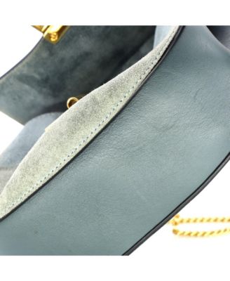 Mini Drew Crossbody Bag Leather and Suede