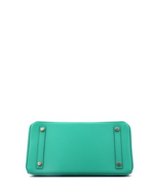 Birkin 30 Handbag Green Epsom with Gold Hardware