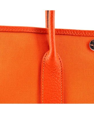 30 Garden Party Tote Toile and Leather