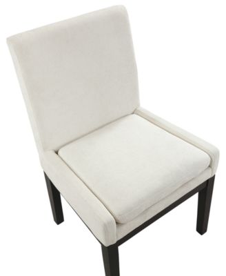 Macai 9-Pc. Wood Dining Set (Rectangular Table + 8 Upholstered Side Chairs)