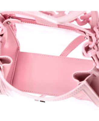 Small La Medusa Top Handle Bag PVC with Leather