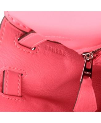 Kelly 25 Handbag Pink Swift with Palladium Hardware