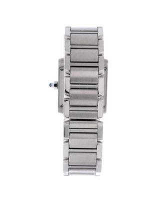 Tank Francaise Quartz Watch in Stainless Steel 20mm