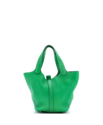 PM Monochrome Picotin Lock Bag Clemence