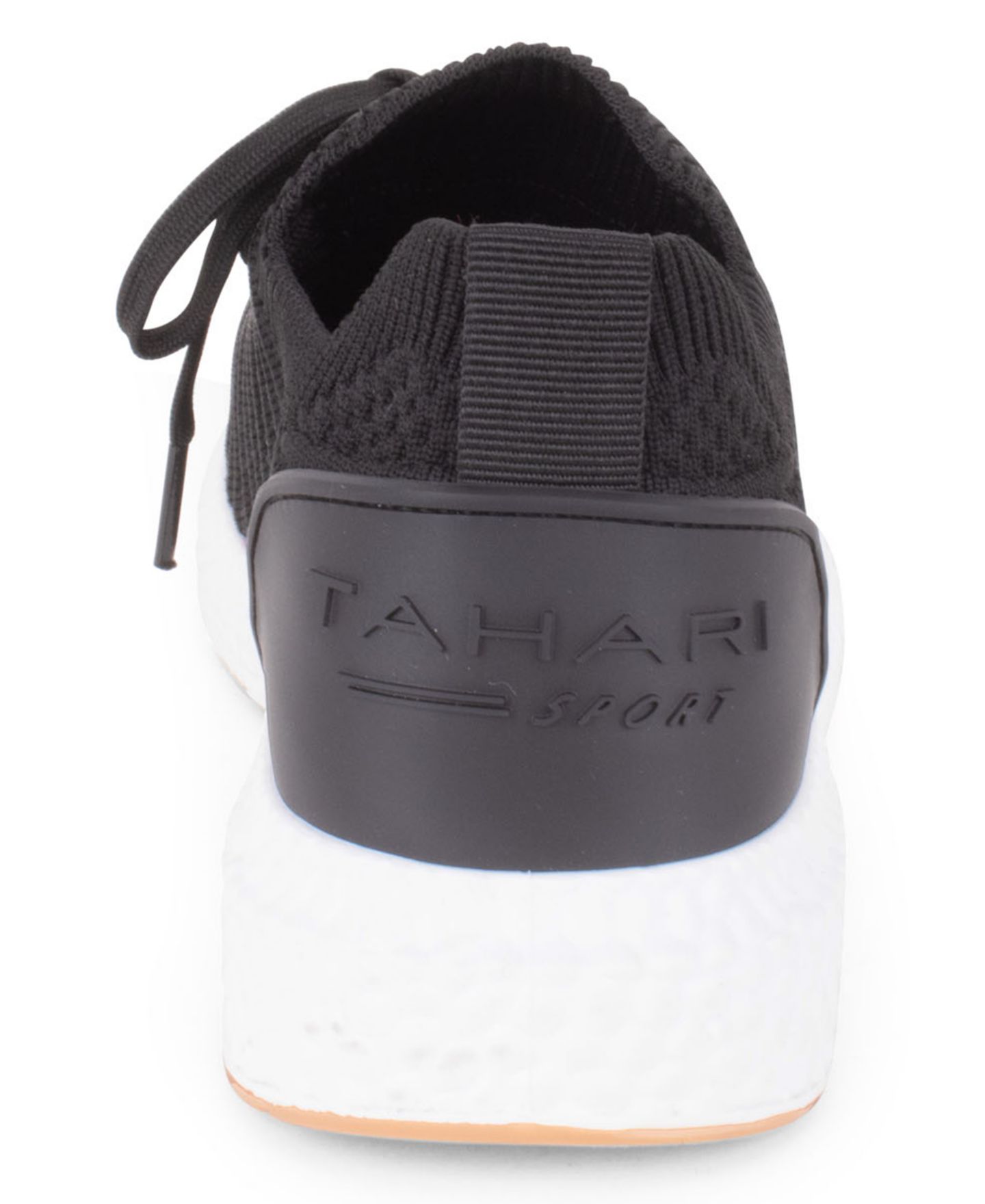 Женские кроссовки Tahari Bentley Lace-Up, цвет: Чёрный / Карамельный — фото 3
