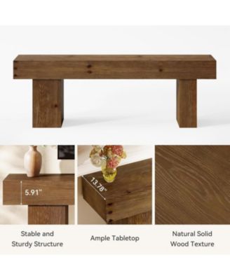 Solid Wood TV Stand, for 55/60/65/75-Inch Television