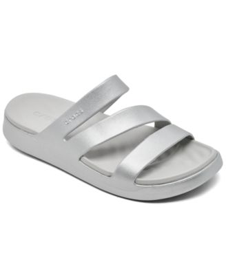 Women's Getaway Casual Metallic Strappy Sandals from Finish Line