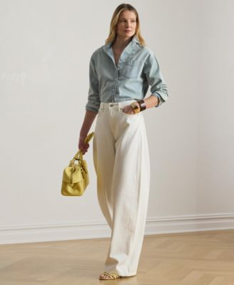 Women's Relaxed-Fit Long-Sleeve Shirt