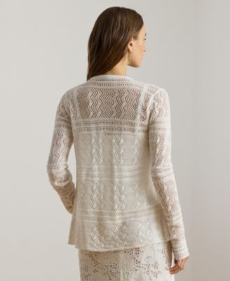 Women's Long-Sleeve V-Neck Cardigan