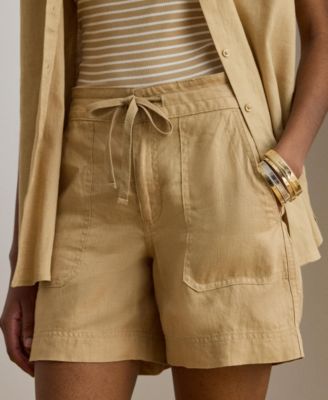 Women's Wide-Leg High-Rise Shorts