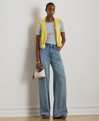 Women's Striped Short-Sleeve T-Shirt