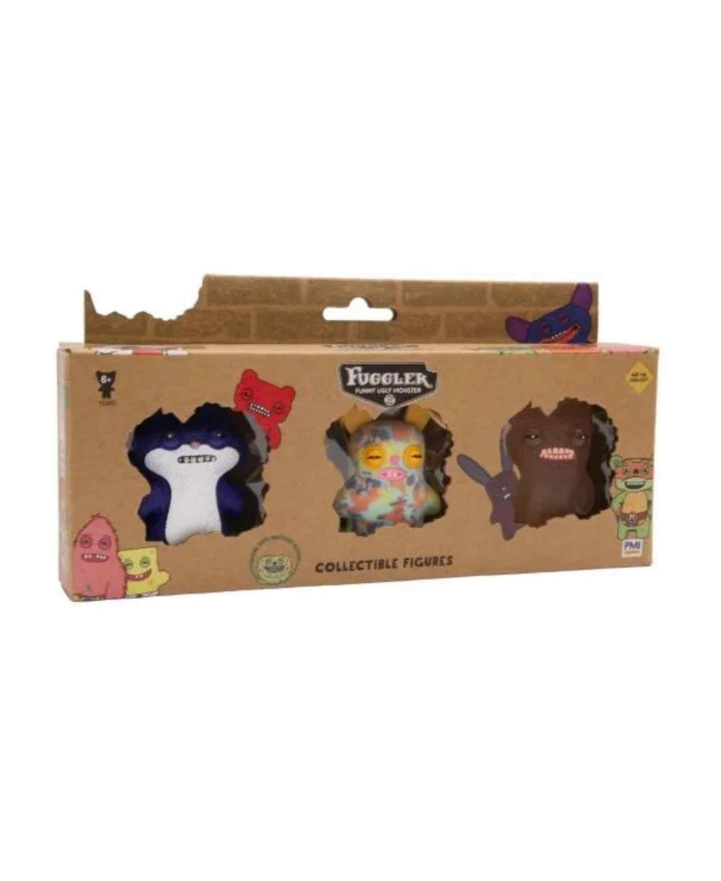 Детские фигурки Fuggler Blind Box Collectible 2.5 Inch Figurines, 3-Piece Set, Ages 4+, цвет: Разноцветный — фото 3