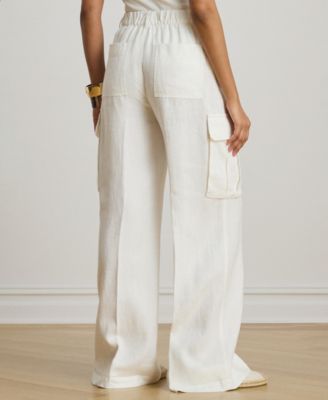 Women's High-Rise Wide-Leg Cargo Pants