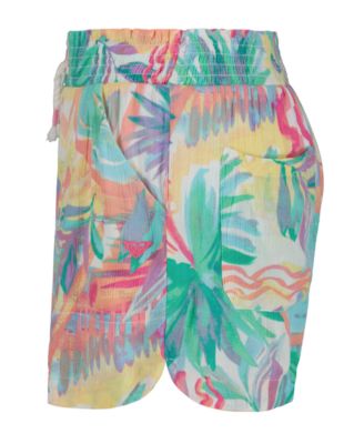 Girls' 7-16 Soleil Elastic Waist Shorts