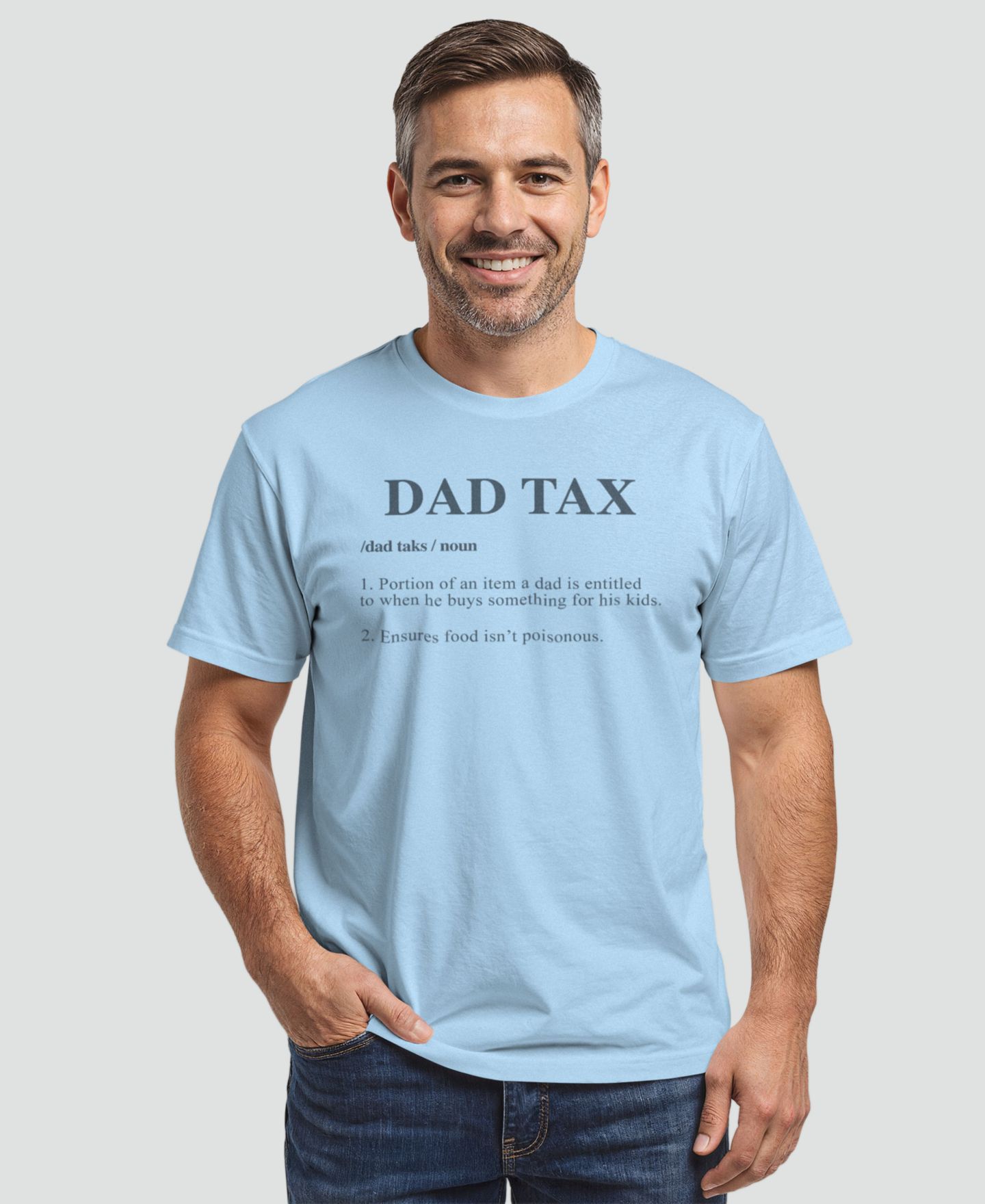 Мужская футболка Fifth Sun Dad Tax Short-Sleeve, цвет: Светлый синий — фото 1
