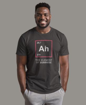Men's Ah The Element Of Surprise Funny Gift Idea Short Sleeve T-Shirt