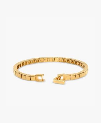 Square Dot Bracelet in Gold Vermeil