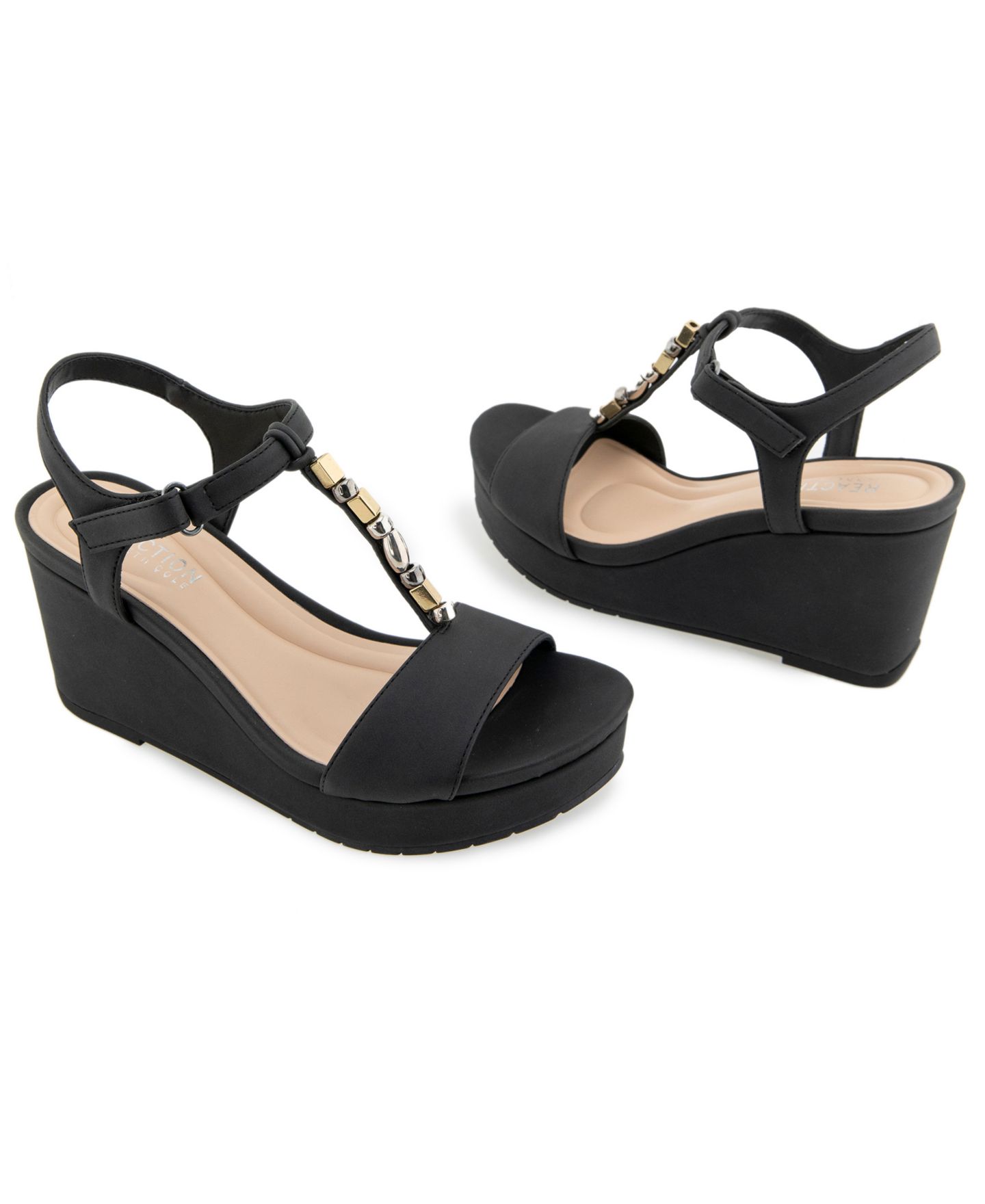Женские сандалии Kenneth Cole Reaction Cabo Wedge, цвет: Чёрный — фото 6