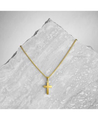 Women's Petite Cross - Gold Pendant