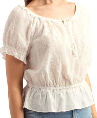 Women's Scoop Neck Novelty Top