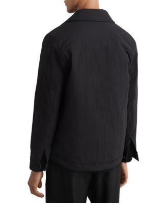 Men's Quilted Press-Stud Overshirt