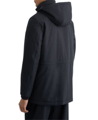 Men's Hooded Zip-Through Padded Coat