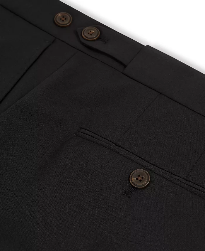 Men's Promise Tailored-Fit Wool-Blend Suit Pants - thumbnail 9