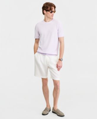 Men's Linen Blend Sweater T-Shirt