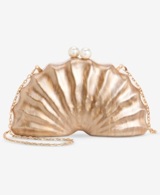 I.N.C International Concepts Acrylic Shell Minaudiere