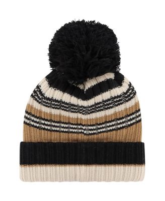 Women's Natural Arizona Cardinals Barista Cuffed Knit Hat with Pom