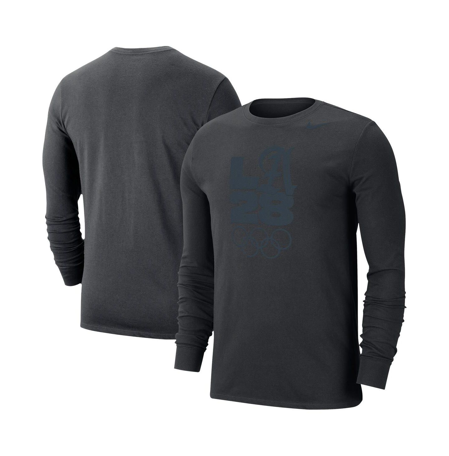 Мужская футболка Nike Black LA28 Summer Olympics Team Issue Velocity Dri-FIT Long Sleeve — фото 1