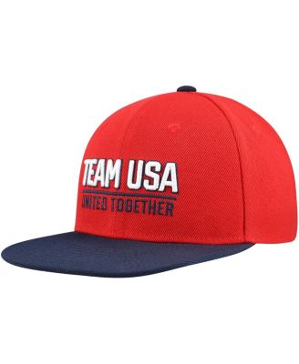 Big Boys and Girls Team USA Red United Snapback Hat