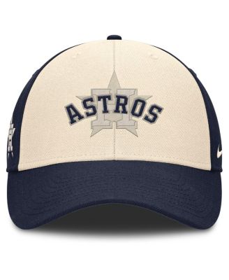 Men's Navy/Natural Houston Astros Statement Club Performance Adjustable Hat