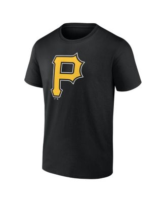 Men's Black Pittsburgh Pirates Logo T-Shirt