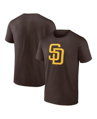 Men's Brown San Diego Padres Logo T-Shirt