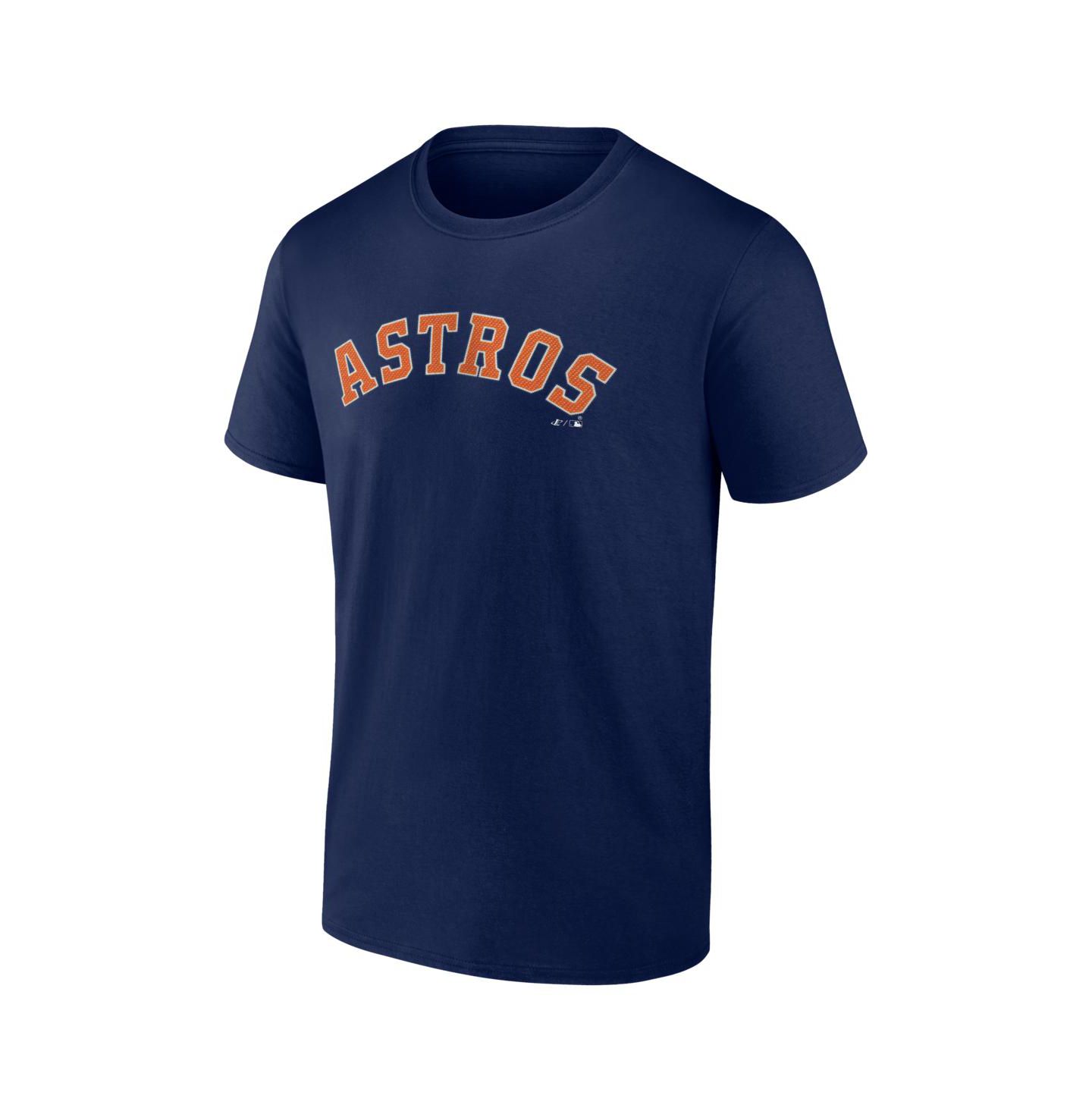 Мужская футболка Logo Athletic Navy Houston Astros Wordmark — фото 2
