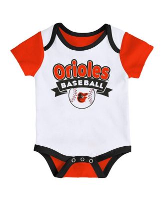 Newborn 2-Pack Baltimore Orioles Triple Hit Bodysuit Set